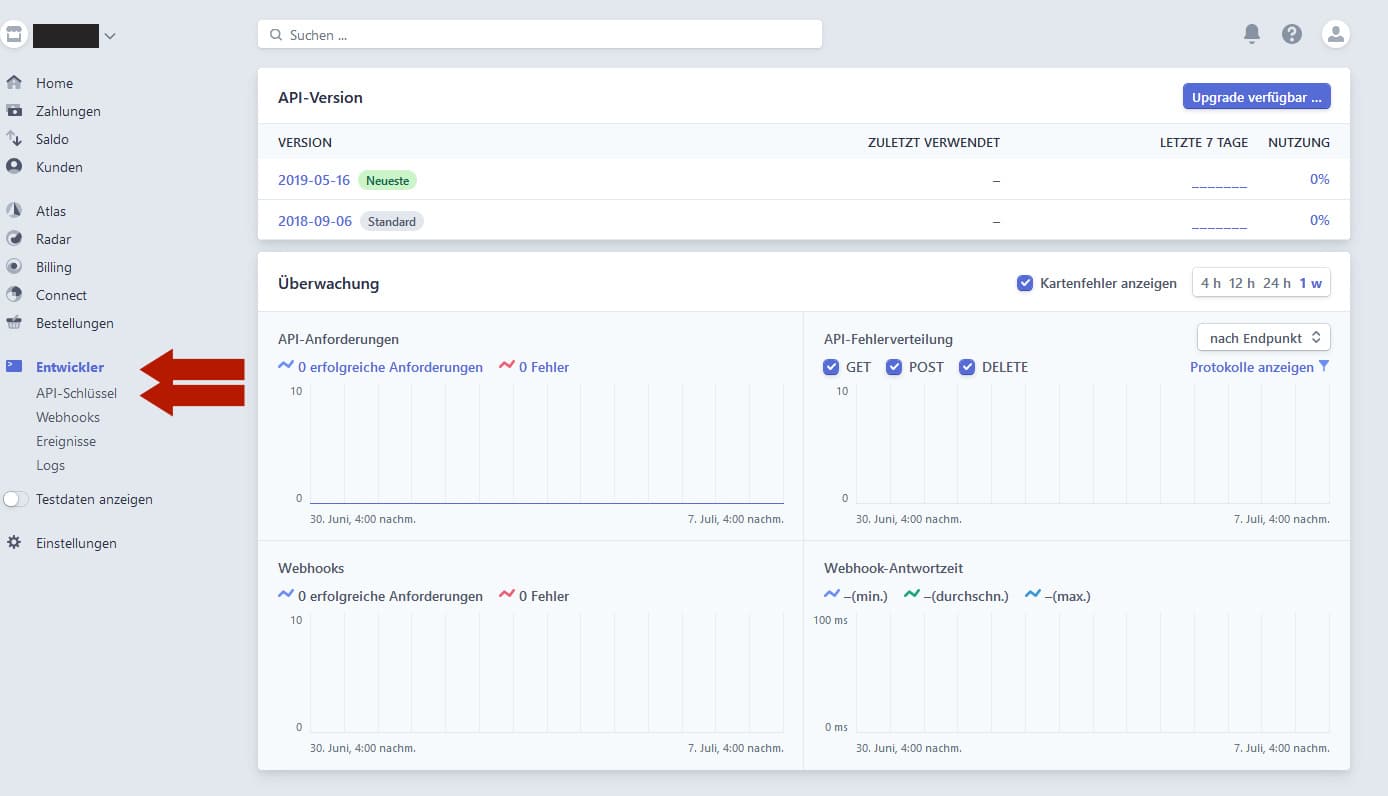 Stripe Dashboard