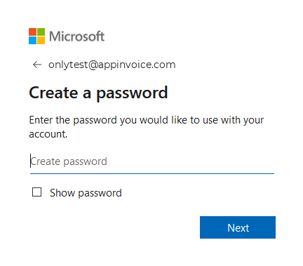 Create OneDrive account Step 4