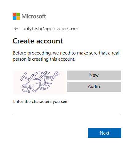 Create OneDrive account Step 7