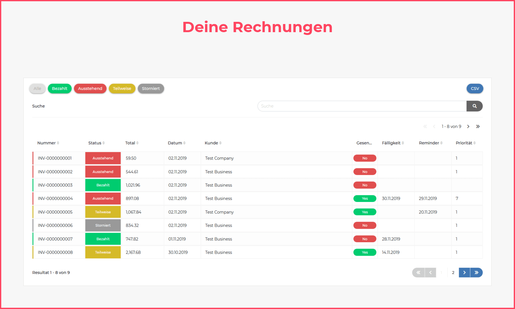 Rechnungsverwaltung Excel - Rechnung Formular Ausdrucken ...